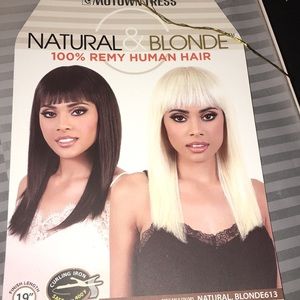 Human full cap wig